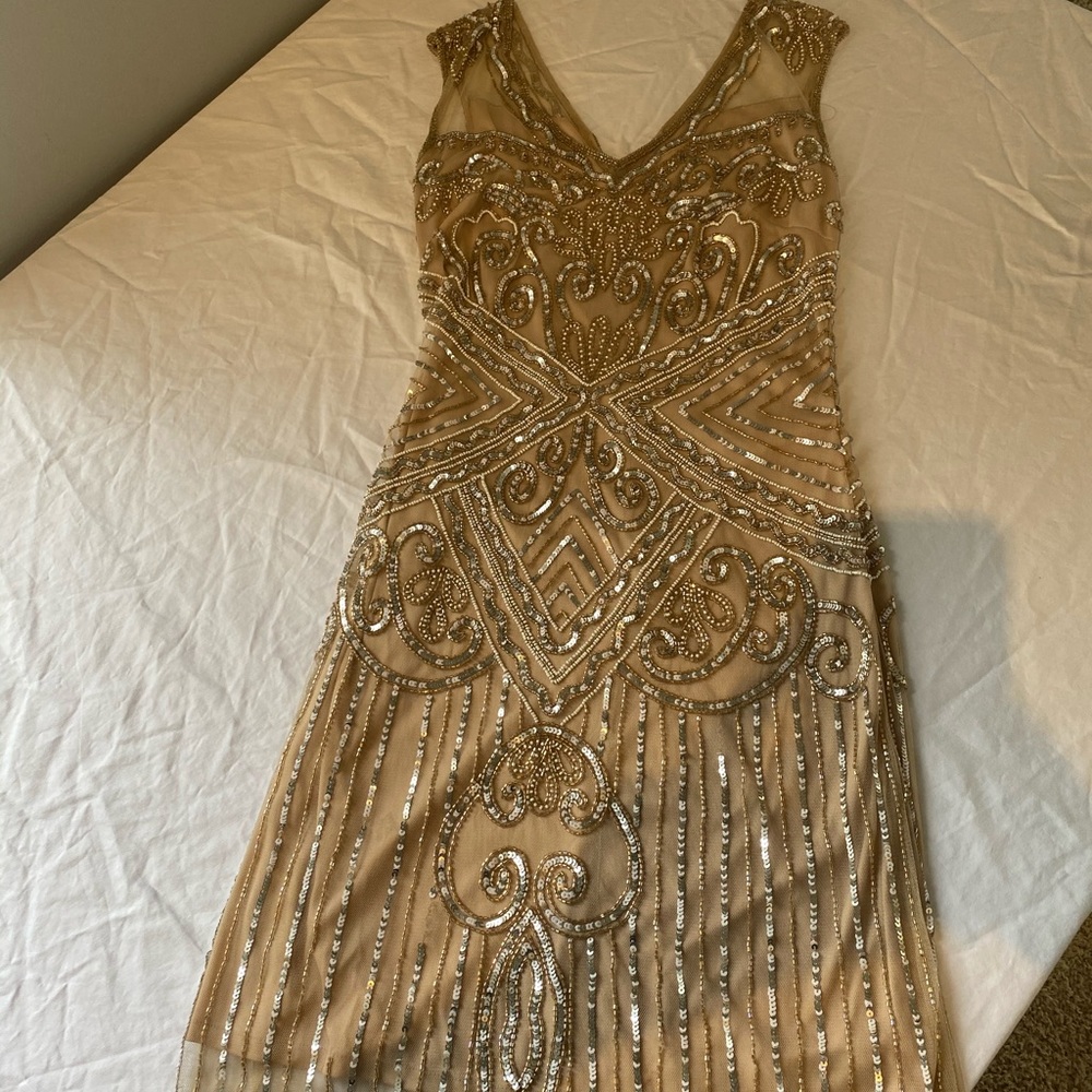 Pizarro Nights beaded formal dress